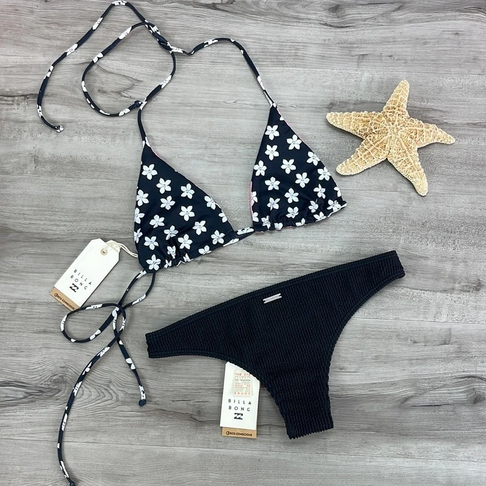 ☀️BILLABONG☀️ FEELIN TROPICAL MULT SUMMER HIGH ISLA BIKINI SET